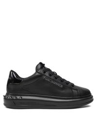 Karl Lagerfeld - KARL LAGERFELD Sneakersy KL52574A Czarny. Kolor: czarny. Materiał: skóra