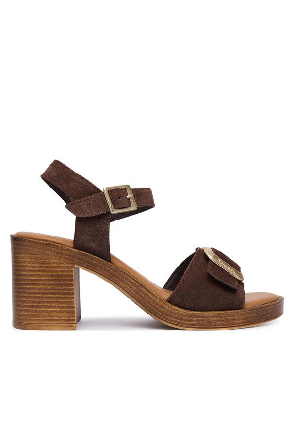 Sandały Tamaris. Kolor: brązowy