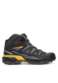 salomon - Trekkingi Salomon. Kolor: szary. Technologia: Gore-Tex. Sport: turystyka piesza