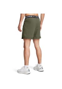 Spodenki krótkie męskie Under Armour Vanish Woven 6in Shorts. Kolor: zielony. Długość: krótkie