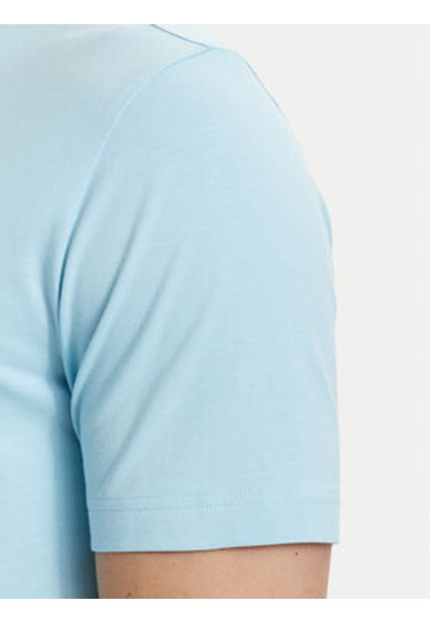 BOSS T-Shirt Tee 50506373 Niebieski jasny Regular Fit. Kolor: niebieski. Materiał: bawełna