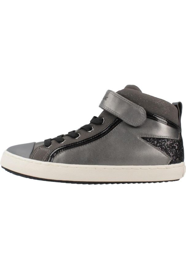 Geox - Buty GEOX J KALISPERA Szary. Kolor: szary. Materiał: syntetyk, tkanina. Sport: turystyka piesza