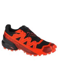 salomon - Buty do biegania męskie Salomon Spikecross 5 Gtx. Kolor: wielokolorowy. Materiał: materiał, syntetyk. Szerokość cholewki: normalna #1