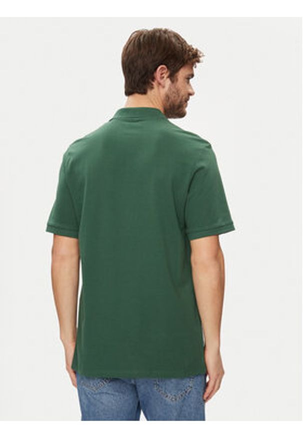 Jack & Jones - Jack&Jones Polo Josh 12247387 Zielony Standard Fit. Typ kołnierza: polo. Kolor: zielony. Materiał: bawełna