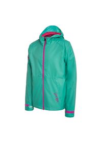 Kurtka turystyczna dla dzieci Viking Flurry softshell. Kolor: zielony. Materiał: softshell