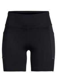 Spodenki do biegania damskie Under Armour Launch 6" reflective. Kolor: czarny. Sport: bieganie