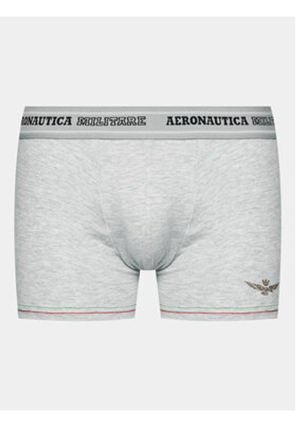 Aeronautica Militare Komplet 2 par bokserek AM1UBX003 Szary. Kolor: szary. Materiał: bawełna