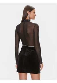 Nissa Sukienka koktajlowa RS14276 Czarny Slim Fit. Kolor: czarny. Materiał: syntetyk. Styl: wizytowy #4