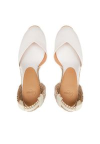 Castañer Espadryle Chiara/8Ed/006 021726 Écru. Materiał: materiał