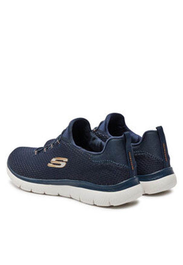 skechers - Skechers Sneakersy Bright Bezel 149204/NVGD Granatowy. Kolor: niebieski. Materiał: materiał
