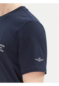 Aeronautica Militare T-Shirt 251TS2379J674 Granatowy Regular Fit. Kolor: niebieski. Materiał: bawełna #3