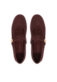 Tory Burch Baleriny 184681 Brązowy. Kolor: brązowy. Materiał: zamsz, skóra #3