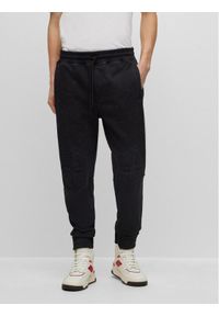 BOSS - Boss Spodnie dresowe 50495288 Czarny Relaxed Fit. Kolor: czarny. Materiał: dresówka, bawełna