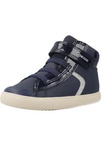 Geox - Buty GEOX B GISLI GIRL Niebieski. Kolor: niebieski. Materiał: tkanina, syntetyk. Sport: turystyka piesza #1
