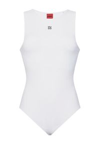 Hugo - HUGO Body Dasiel 50545196 Biały Slim Fit. Kolor: biały. Materiał: syntetyk #2