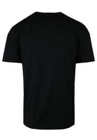 T-Shirt Męski - Czarna z Nadrukiem - Pako Jeans. Okazja: na co dzień. Kolor: czarny. Materiał: bawełna. Wzór: nadruk. Styl: casual