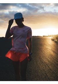 4f - 4F Spodenki do biegania szybkoschnące damskie - różowe M. Stan: podwyższony. Kolor: różowy. Materiał: materiał, włókno. Sport: bieganie, fitness #1