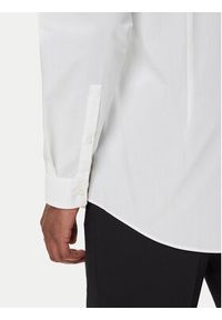 Hugo - HUGO Koszula Kaleb 50551253 Biały Slim Fit. Kolor: biały. Materiał: bawełna #4