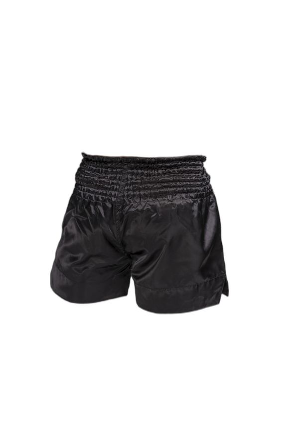 Spodenki do boksu tajskiego Benlee Uni Thai. Kolor: czarny. Materiał: poliester