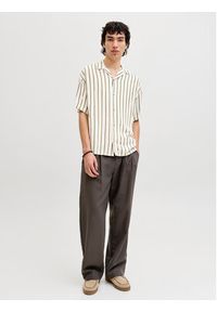 Jack & Jones Koszula Jeff 12288853 Beżowy Relaxed Fit. Kolor: beżowy. Materiał: wiskoza #2