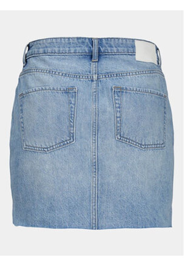 JJXX Spódnica jeansowa Aura 12248571 Niebieski Slim Fit. Kolor: niebieski. Materiał: bawełna