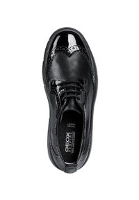 Geox - Półbuty. Nosek buta: okrągły. Zapięcie: sznurówki. Kolor: czarny. Materiał: materiał, włókno, guma #2