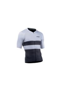 Koszulka rowerowa NORTHWAVE BLADE AIR Jersey szara. Kolor: szary. Materiał: jersey #1