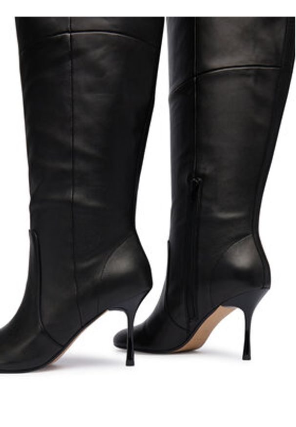 Pinko - PINKO Kozaki Polly 02 SD0281 P003 Czarny. Kolor: czarny. Materiał: skóra