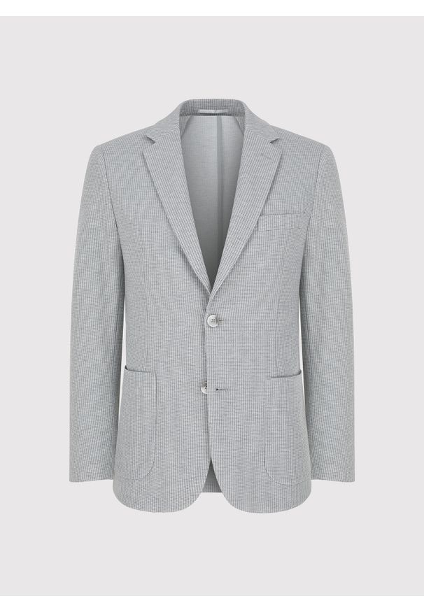 Pako Lorente - PAKO LORENTE – Szara marynarka męska. Kolor: szary. Materiał: poliester, poliamid, wiskoza, elastan