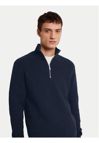 Selected Homme Sweter Dane 16092601 Granatowy Regular Fit. Kolor: niebieski. Materiał: bawełna #5
