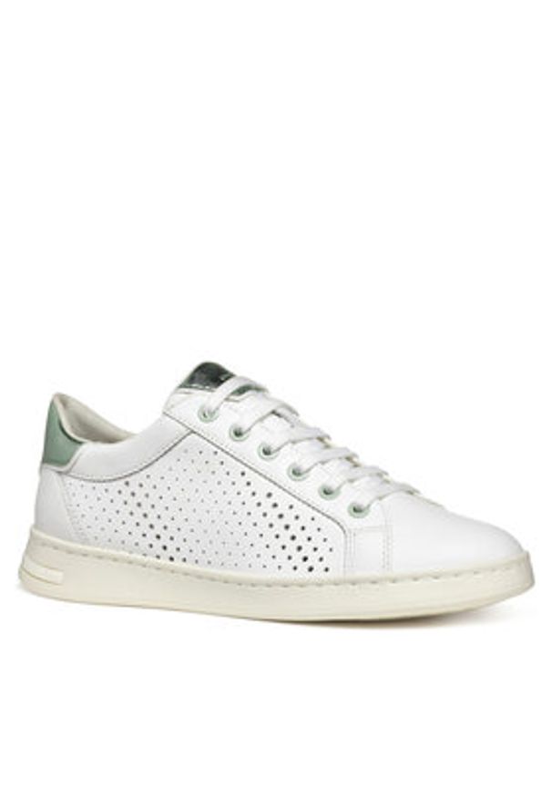 Geox Sneakersy D Jaysen D151BB 085BN C1548 Biały. Kolor: biały. Materiał: skóra