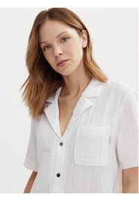 Calvin Klein Underwear Koszulka piżamowa 000QS7137E Biały Relaxed Fit. Kolor: biały. Materiał: bawełna #3