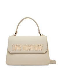 Love Moschino - LOVE MOSCHINO Torebka JC4032PP1MKD0110 Écru. Materiał: skórzane