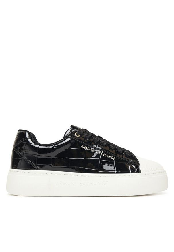 Trampki Armani Exchange. Kolor: czarny