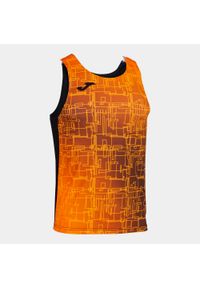 Tank top do biegania męski Joma Elite VIII. Kolor: pomarańczowy, wielokolorowy, czarny