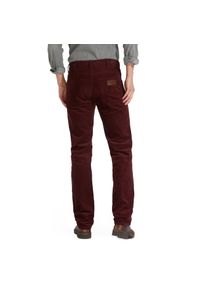 Wrangler - WRANGLER ARIZONA STRETCH MĘSKIE SPODNIE MATERIAŁOWE DAMSON W12ON930Y. Materiał: materiał #3