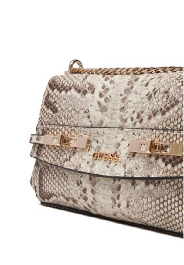 Guess Torebka Melinda Mini HWKG99 33780 Beżowy. Kolor: beżowy. Materiał: skórzane