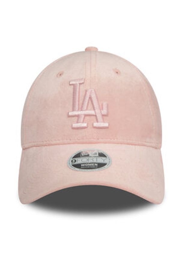 New Era Czapka z daszkiem Wmns Velour 940 La Dodgers 60503610 Różowy. Kolor: różowy. Materiał: materiał