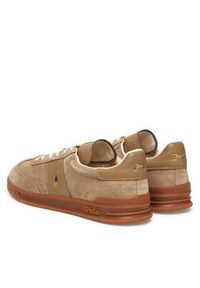 Polo Ralph Lauren Sneakersy Hrt Aera Pp 809978010002 Beżowy. Kolor: beżowy. Materiał: skóra, zamsz #4