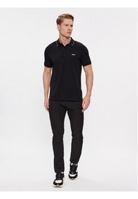 BOSS - Boss Polo Paule 4 50506195 Czarny Slim Fit. Typ kołnierza: polo. Kolor: czarny. Materiał: bawełna #3