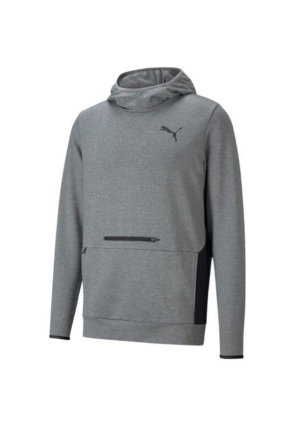Puma - Męska Bluza Z Kapturem Rtg. Typ kołnierza: kaptur. Kolor: szary
