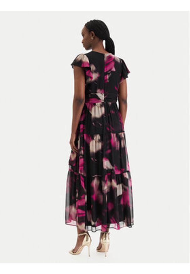 DKNY Sukienka koktajlowa DD5G1562 Czarny Regular Fit. Kolor: czarny. Materiał: syntetyk. Styl: wizytowy