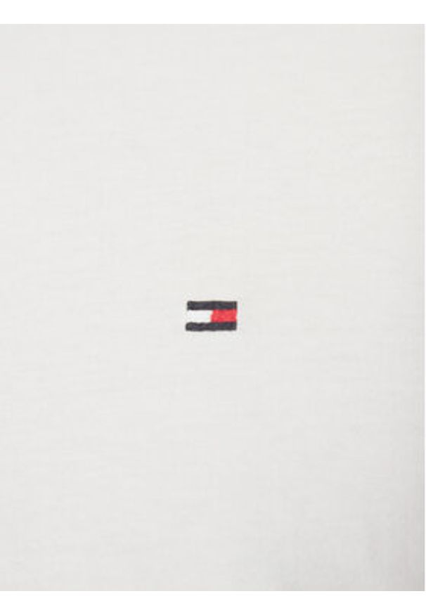 TOMMY HILFIGER - Tommy Hilfiger T-Shirt UM0UM00562 Biały Regular Fit. Kolor: biały. Materiał: bawełna