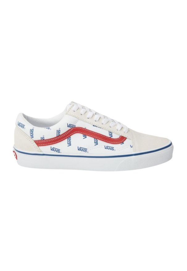 Buty do chodzenia męskie Vans Old Skool Logo. Kolor: biały. Model: Vans Old Skool. Sport: turystyka piesza