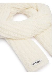 Pinko - PINKO Szalik 105990 A2Z2 Écru. Kolor: kremowy. Materiał: poliester #2
