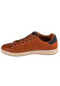 skechers - Buty do chodzenia męskie Skechers Cavell Hensley. Kolor: brązowy. Materiał: syntetyk, materiał. Szerokość cholewki: normalna. Sport: turystyka piesza