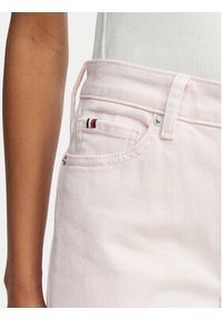 TOMMY HILFIGER - Tommy Hilfiger Jeansy WW0WW48579 Różowy jasny Slim Fit. Kolor: różowy #4