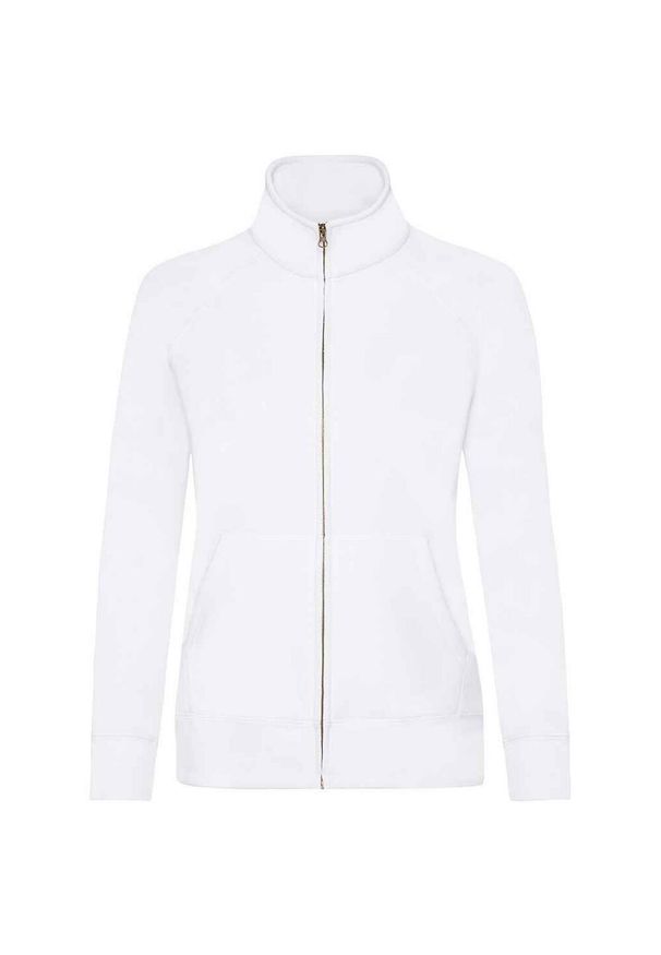 FRUIT OF THE LOOM - Kurtka Unisex Premium. Kolor: biały