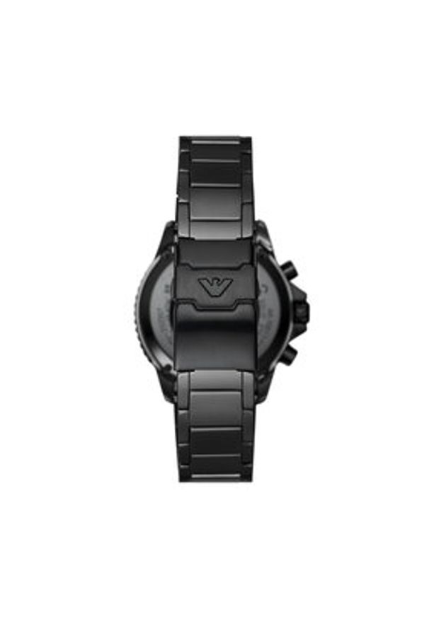 Emporio Armani Zegarek Ceramic AR70010 Czarny. Kolor: czarny. Materiał: syntetyk