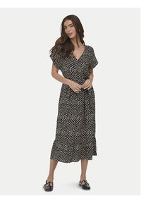 only - ONLY Sukienka codzienna Zilla Adele 15357778 Czarny Regular Fit. Okazja: na co dzień. Kolor: czarny. Materiał: wiskoza. Typ sukienki: proste. Styl: casual #7